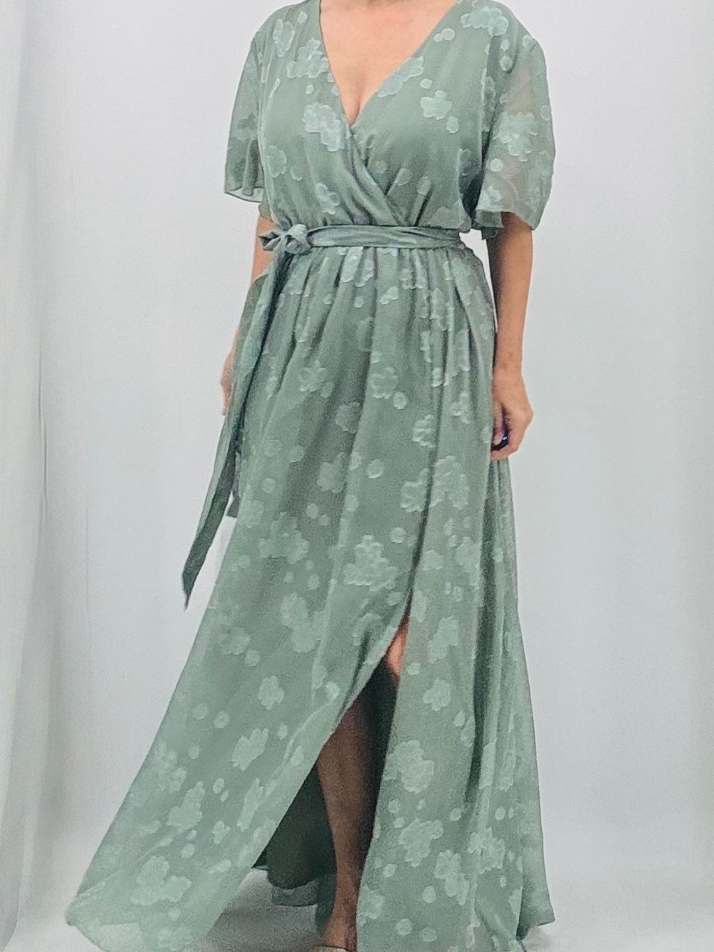 Baltic Born NEW Faye Ethereal Fairycore Whimsigoth Burnout Chiffon Maxi Dress